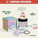 Positive Snowman Jar, 60 Positive Notes Snowman Jar, Stress Relief Gift, Stocking Stuffers for Kids, Gag Gifts Funny Adult, Christmas Gifts for Women Trendy, Gift for Friends