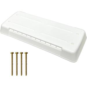 showingo RV Roof Refrigerator Vent Cover 65528 Replacement for Ventmate 65528 Dometic White Refrigerator Vent Cover