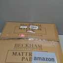 Beckham Hotel Collection Full Size Hybrid Mattress Protector & Pad - Extra Padded, Thick, Plush, & Fitted Mattress Topper for Bed - Quilted Pillow Top Mattress Cover