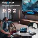 Wireless HDMI Transmitter and Receiver, Plug & Play 4K Decording, Portable 2.4G/5G Wireless HDMI Extender Kit for Streaming Video and Audio to Monitor from Laptop/PC/TV Box/Projector (30M)