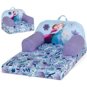 Delta Children - Disney Frozen Cozee Buddy Flip-Out Kids Chair, Purple