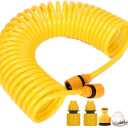 Spring Retractable High-Pressure Car Wash Water Gun Set, Expandable 25-50 ft, Reinforced Connectors XXX