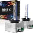 DMEX D3S HID Headlight Bulbs Xenon 8000K White Blue 35W Replacement 66340 42403 42302 Headlamp - Pack of 2, (Not fit Halogen Headlight Assembly)