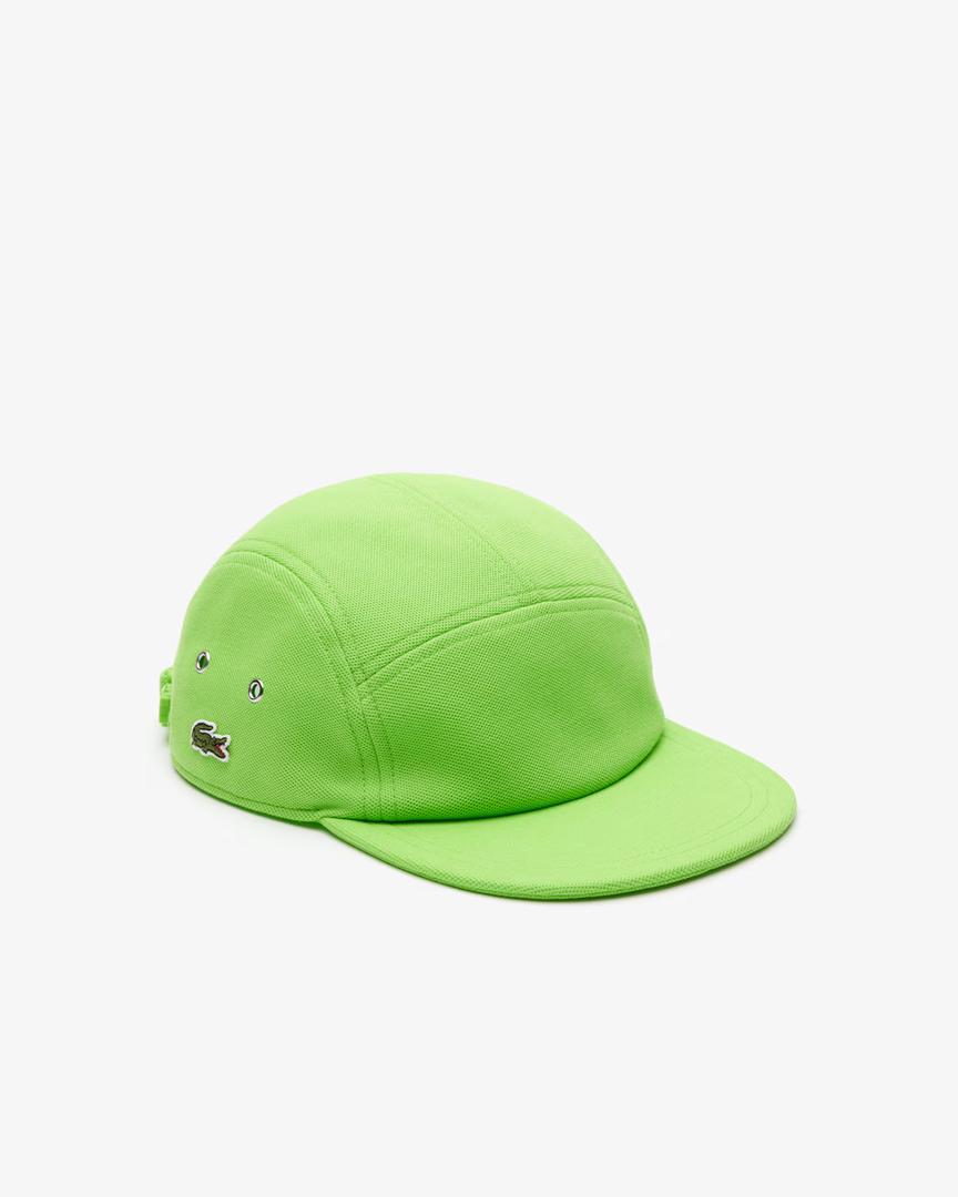 Lacoste Unisex Girolle Organic Cotton Piqué Cap, Brasilia, Medium