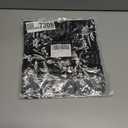 KISSMODA Womens 3/4 Length Sleeve Tops Summer Blouses Spring Ruffle Tunic T-Shirts Dressy Casual (Black, L)