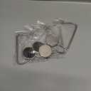 Doitory Christmas Stocking Holders for Mantle, Upgrade Non-Slip Christmas Safety Stocking Holder Mantle Hooks Hanger Grip for Party Decoration(Silver-6P)