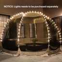 Alvantor Pop Up Screen House Gazebo with Mosquito Netting, Instant UV Resistant Sun Shelter for Patio & Backyard, Portable Canopy Tent for 2-10 Person