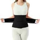 Allaugh Postpartum Belly Band for Women: Abdominal Binder Post Surgery Compression Belt - Post Partum Waist Binder C Section Recovery Wrap (XX-Large)