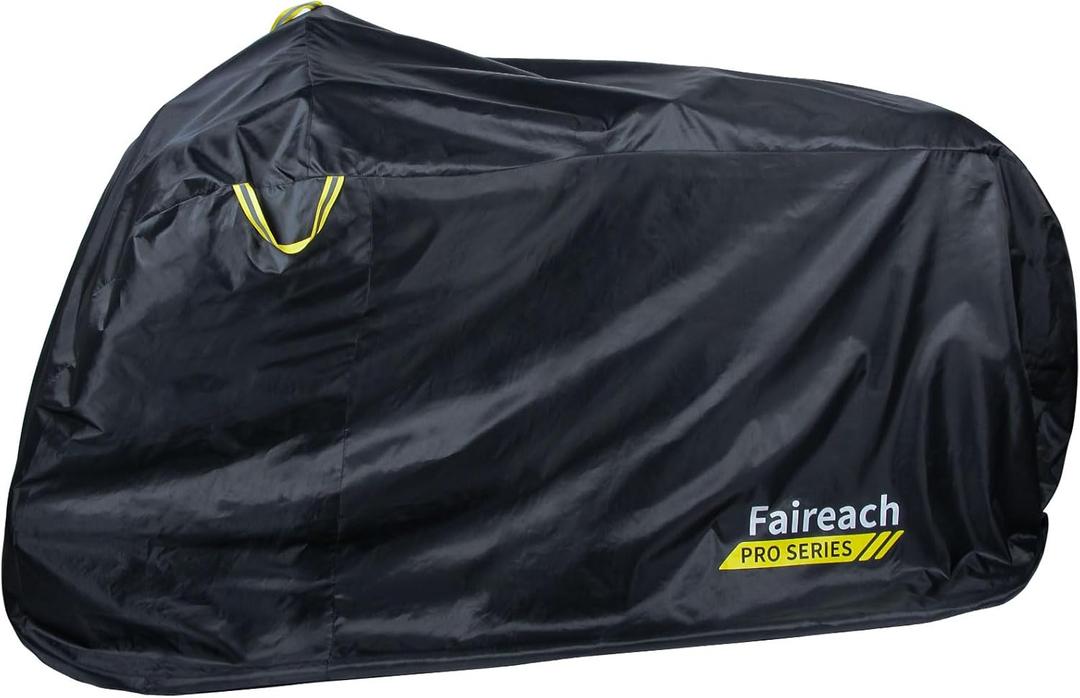 420D Bike Cover Waterproof Outdoor, OXFORD Fabric Heavy Duty Bicycle Cover, Anti Dust Rain Snow UV Ebike Covers Waterproof for Mountain Road Electric Bike, 78.7x43.3x27.6 Inches