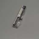 HOMOTEK Kickdown Door Stopper Heavy-Duty Adjustable Spring Loaded Telescopic Foot-Operated Door Holder with Easy Step-On/Off Release Kick Down Stop Wall Protecto, 1 Pack, Sliver