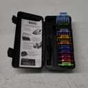 Wahl Clipper Genuine Secure-Fit Attachment Guard Organization Kit with Color Pro Colored Hair Clipper Guide Combs, 14 Piece Premium Storage Kit Hair Clippers, Multicolor - 3291-100