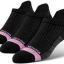 BRISIRA Coolmax Bamboo Viscose Women Compression Running Socks 3 Pairs Low Cut Ankle Athletic Anti Odor&Blister Cushioned, 11-13, L