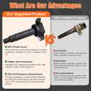 1PCS Ignition Coil Fit for 2002 2003 2004 2005 2006 2007 2008 2009 Toyota Camry Matrix RAV4 Solara Highlander Scion TC xB Lexus HS250h 2.4L Coil Pack Replaces# C1330 UF333