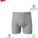 Hanes mens Underwear Boxer Briefs Pack, Cool & Breathable Cotton Moisture-wicking Underwear for Men, No Ride Up