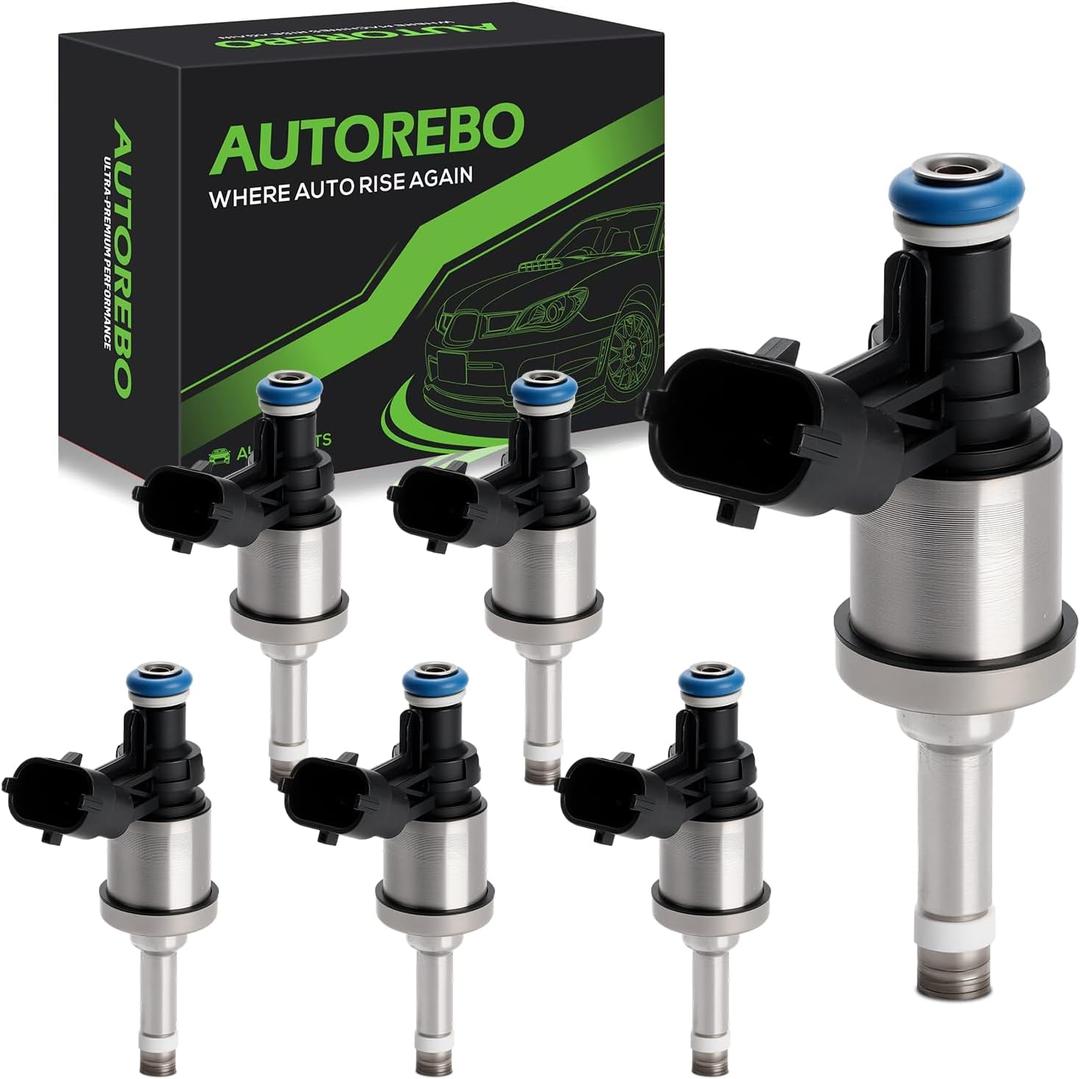 Fuel Injectors Set of 6 Compatible with Buick Enclave Lacrosse Chevrolet Camaro Traverse GMC Acadia Cadillac CTS STS Saturn Outlook,3.6L V6 2008-2011# FJ994 12669384 12611545 12632255 12638530 62852