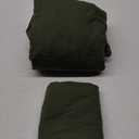 Bedsure Olive Green Duvet Cover Queen Size - 3 Pieces Prewashed Cotton-Like Extra Soft Bedding Set, Includes 1 Duvet Cover 90x90 Inches with Zipper Closure & 2 Pillow Shams, Olive Green 