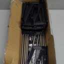 Wall Mounted Shoe Rack, 3-Pack, Holds 6 Pairs Of Shoes, With Sticky Adhesive Strips, Space-Saving Slim Organizer Racks, Wall Mount Shoe Storage For Camper, Black