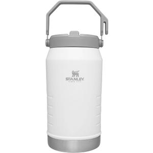Stanley IceFlow Flip Straw Jug with Handle 64 oz| Twist On Lid and Flip Up Straw | Leak Resistant for Travel and Sports | Insulated Stainless Steel | BPA-Free |Polar