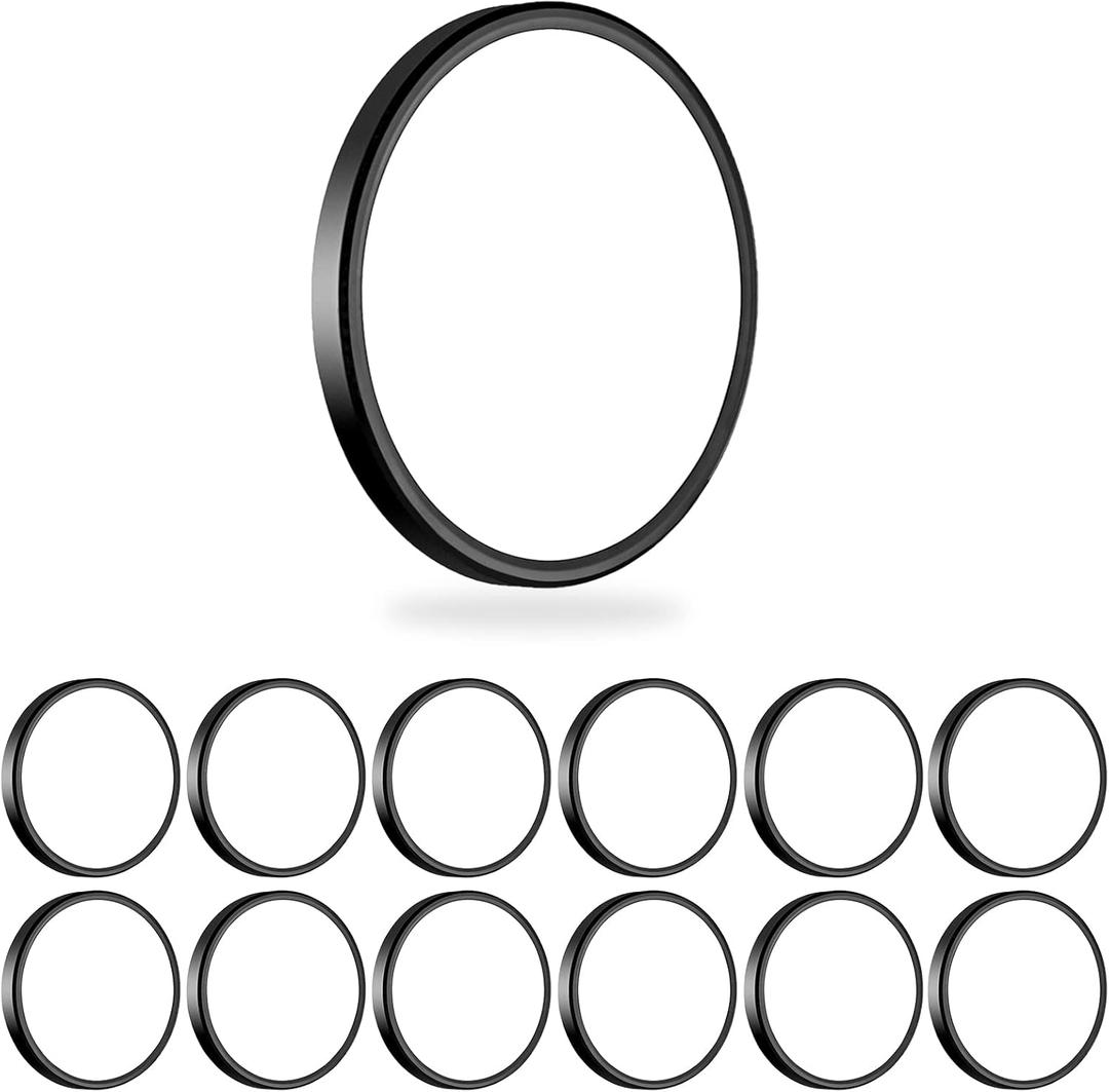MODERN 12 Pack Super Thin 9inch 2800lm Flush Mount LED Ceiling Light Black, 5000K Daylight, Undimmable Ceiling Light Surface Mount for Bedroom, Living Room, Dining Room, Garage, Office
