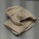 lulumoon Baby Blankets for Newborn Unisex: Thermal Minky Dotted Backing - Muslin Receiving Blanket for Baby Essential & Registry Gift 30"x40"(Ivory)