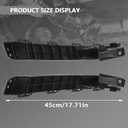 Front Bumper And Headlight Bracket Set of 4 Driver and Passenger Side Compatible with CRV 2017-2022 Replaces 71193-TLA-A01