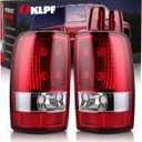 OKLPF Rear Brake Tail Light Compatible With 2000-2006 Chevy Suburban 1500 2500 Tahoe GMC Yukon XL,Replacement Red Taillight Assembly,Includes A Luxurious Box,Driver and Passenger Side