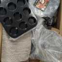 Kitchen Induction Cookware & Bakeware Set - 30 Piece Black Granite Cooking Pans Set, Non-Stick Pots and Pans Set