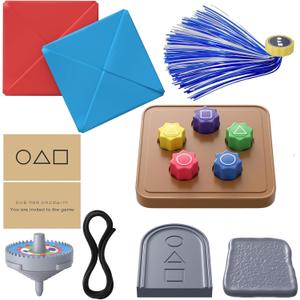 Gonggi Korean Game,Gong-gi,Jebi chagi,Biseokchigi, Paeng-y,DDAKJI,Korean Traditional Play Game Set (1 Pack)