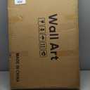 Framed Modern Luxury Gold Large Wall Art for Living Room, Set of 3 Piece Contemporary Paintings Artwork for Walls, Golden Prints with Gold Frame, Big Pictures for Hallway Office Wall Decor 24x36 Inch