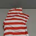 Couples Matching Christmas Pajamas Sets Striped Family Jumpsuit Hooded Long Sleeve (7-8 Years, Red and White Stripes)