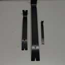 SUNBABA 4-Pack Pry Bar Set 5-1/2"/7-1/2"/9-1/2"/15" Mini Nail Puller Crowbar,Utility Heavy Duty Claw Bar,High-Carbon Steel Crow Bar Tool for Woodworking,Prying,Lifting,Pulling