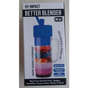 Better Blender Turbo Power USB Rechargeable 16 Oz