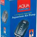 5 - 15 Gallon Single Outlet Aquarium Air Pump with Check Valve