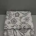 Area Rugs for Living Room, Non-Slip 4x6 Vintage Rug for Bedroom,Washable Floral Carpet for Entryway Office Kitchen Dining Room, Black