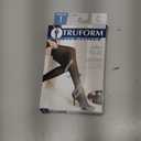 Truform Sheer Compression Stockings, 15-20 mmHg, Women's Thigh High Length, 20 Denier, Nude, Large