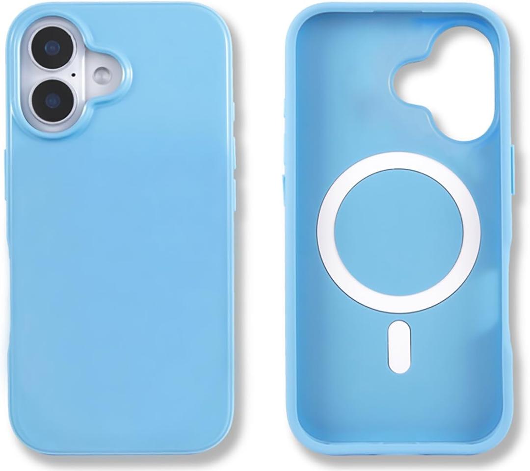 Sonix Case for iPhone 16 | Compatible with MagSafe | 10ft Drop Tested | Gloss Light Blue
