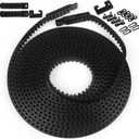 41A5434-14 Drive Belt 306'' for 10FT Garage Door Stable and Quiet Belt Replacement Compatible with Chamberlain Liftmaster Craftsman Sentex Whisper Openers (41A5434-14A 10FT Garage Door Belt)