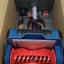 Cordless Electric Snow Shovel Rake, 21V 12-Inch Brushless Battery Snow Blower with 4.0Ah & Fast Charger, 20FT Throw Distance, Compact Design, Adjustable Front Handle, for Driveway/Sidewalk – Blue