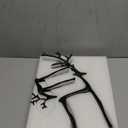 Christmas Decorations  Set of 2 Black Reindeer Statues  Modern Aluminum Alloy Xmas Figurines  Elegant Indoor Holiday Decor  Table Centerpieces  Ideal for Mantel Living Room Bedroom Office