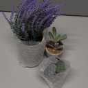 ALAGIRLS 3 Packs Fake Plants Small Artificial Plants for Shelf Lavender Flowers Eucalyptus Succulents Plants Potted Faux Plants for Home Indoor Office Bathroom Living Room Decor