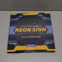 Mutank Gamer Girl Cat Headphones Neon Sign, Game Room Neon Sign USB Powered Game Headphone Sign LED Dimmable, for Gaming Room Bedrooms and Cat Ear Girl Man Caves Decor(13.3 * 12.2 In) (Pink+Blue)