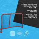 Premier Sports Street Hockey Goal & Shooter Tutor Portable Hockey Net for Indoor & Outdoor Use Hockey Training Equipment