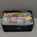 200 Colors Alcohol Markers, Alcohol Markers Set for Kids, Adults, Artists in ColoringSketching & Drawing (Fine & Broad)