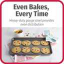 GoodCook Everyday Nonstick Carbon Steel Baking Sheet Set, 3 Pack  Small 13 x 9, Medium 15 x 10, Large 17 x 11  Carbon Steel Cooking Pans, Cookie Sheet Bakeware Set