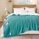 Bedsure Electric Blanket King Size  Dual Control Heated Blanket King Size, Fast Heating with 10 Time Settings & 10 Heat Settings, Warm Gifts for Women Grandma (100x90 inches, Teal)
