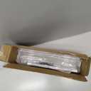 Nieifi Spice Rack Wall Mount, 4 Pack, Clear, Screw or Adhesive Installation, Spice Rack Organizer for Your Kitchen Cabinet or Pantry Door