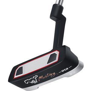 PGF Mustang Forged Blade & Mallet Plumber’s Neck Putter [Black] [Length:33"-34"-35"] Crafted with Precision (Left Handed)
