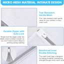 Mesh Laundry Bags for Delicates, 3 Pack Laundry Bags Mesh Wash Bags in 3 Sizes(1 Large, 1 Medium, 1 Small), Durable and Gentle Lingerie Bags for Washing Delicates, Garment Bag for Washing Machine