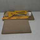 L-Shaped Cat Scratcher for Indoor Cats  Durable Cardboard Scratching Pad with Ball Toy & Catnip, Furniture Protector Cat Scratcher Lounge, Large Cat Scratch Board (Natural Design)