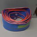 15 Ft Flexible Race Track for Kids  Portable Car Race Track Starter Set with Suction Cups, Rolls Up Easy, Compatible with 1/64 Diecast Cars, Birthday Gift for Boys & Girls Ages 3+ (Blue&Red)